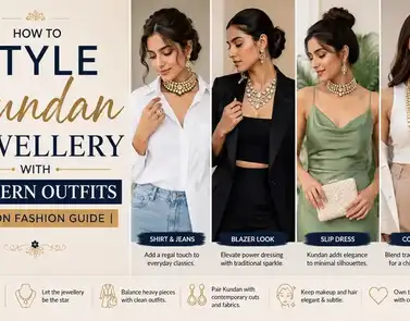 How to Style Kundan Jewellery with Modern Outfits