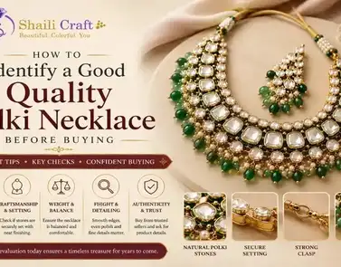 How to Identify a Good Quality Polki Necklace Before Buying