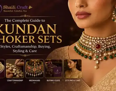 The Complete Guide to Kundan Choker Sets: Styles, Craftsmanship, Buying, Styling & Care
