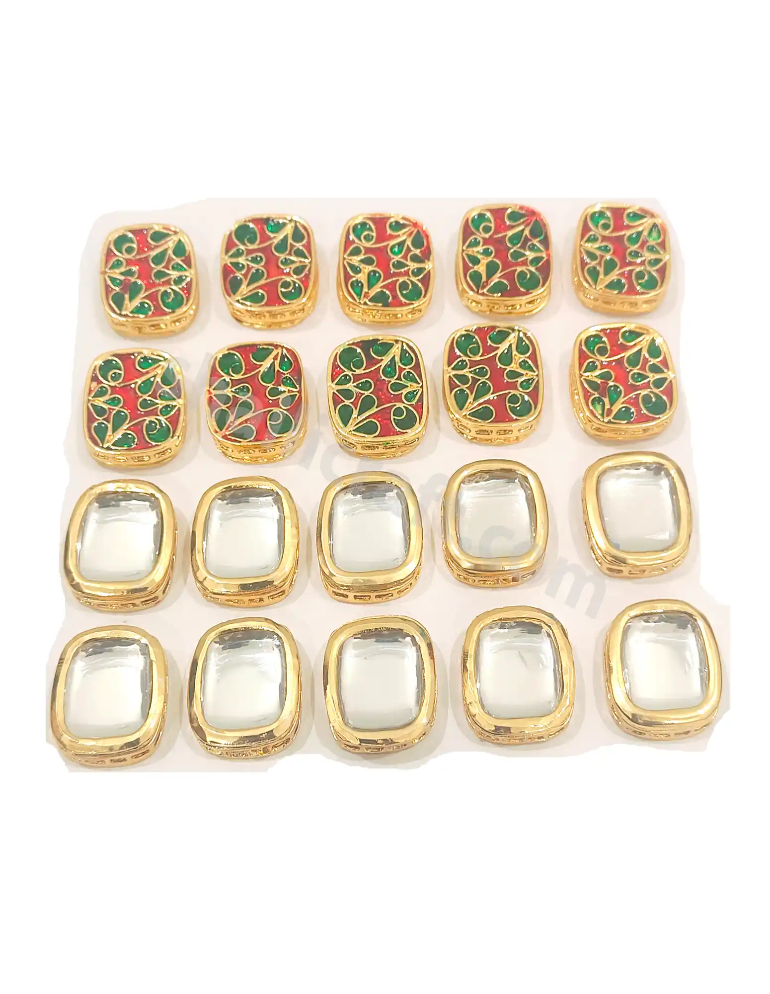 Meenakari Kundan Raw Material - for jewellery making