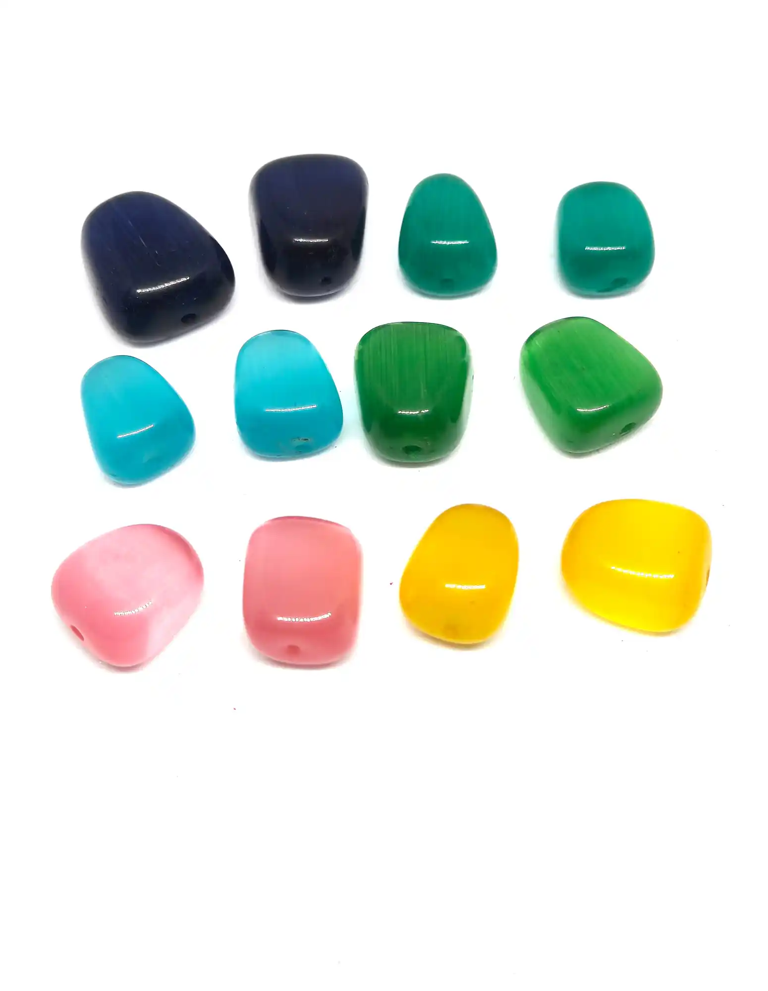 10 Pieces Monalisa Stone Raw Material - for jewellery making