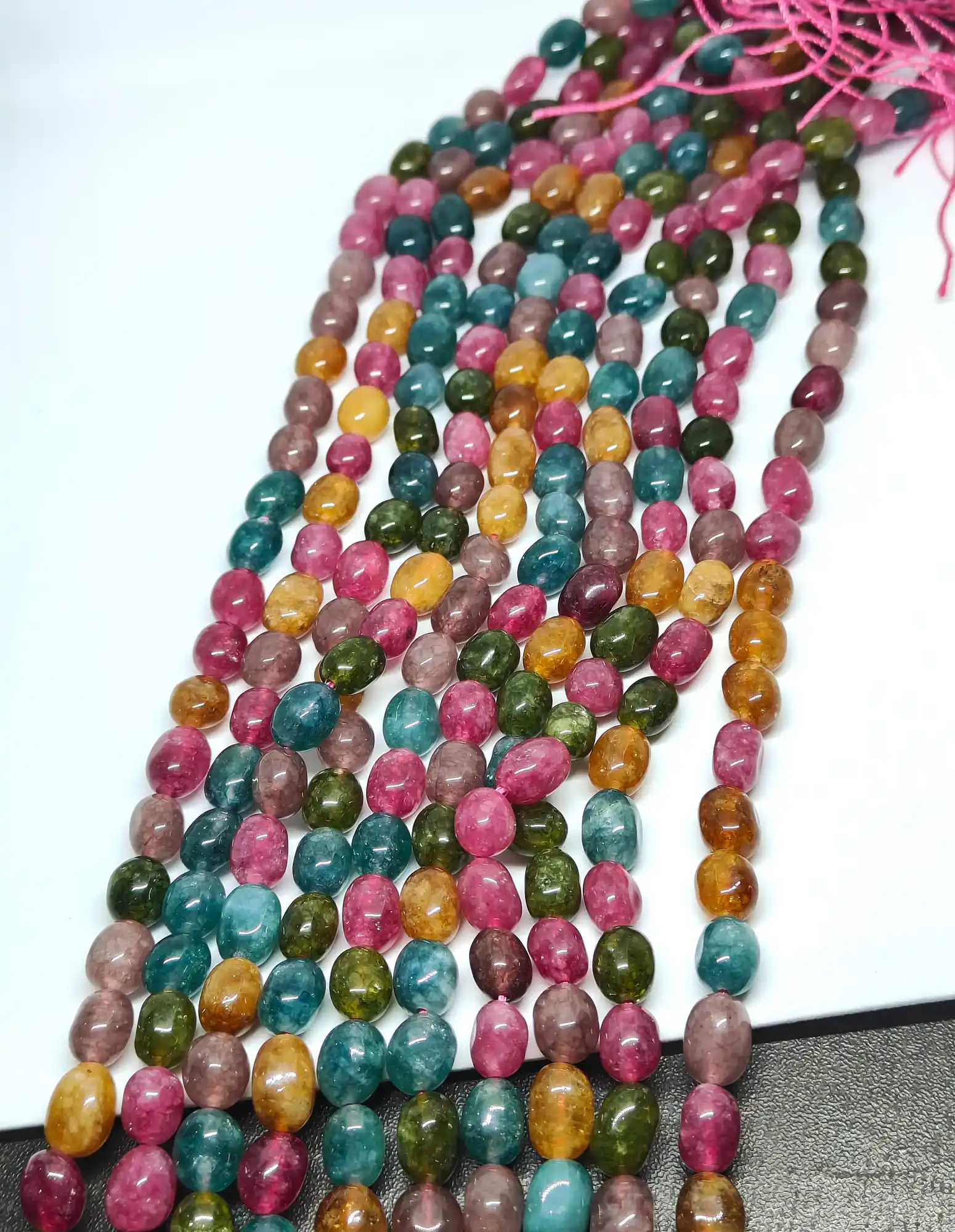Multicolor Stone Beads - for jewellery making