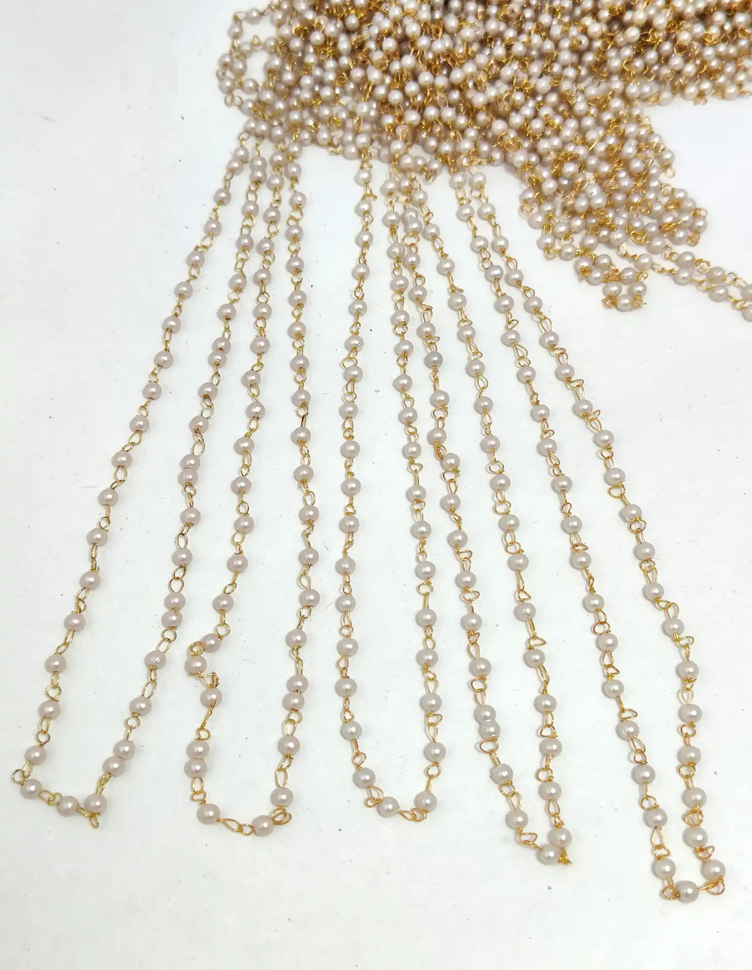 10 Meter Ganthan Mala Single Line - Free Brass/Alloy for jewellery making