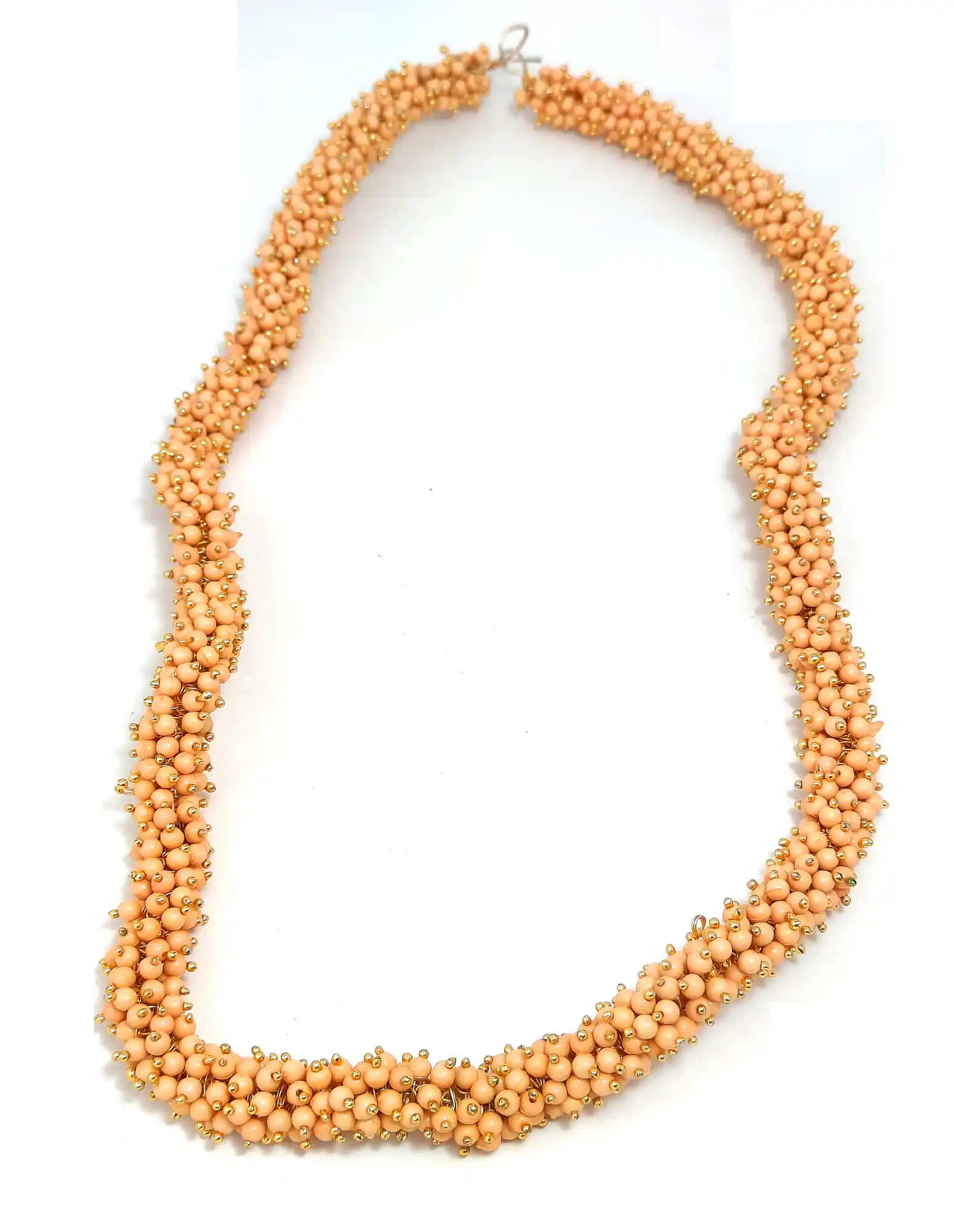 Pink Loreal Pearls Beads - Free Brass/Alloy for jewellery making