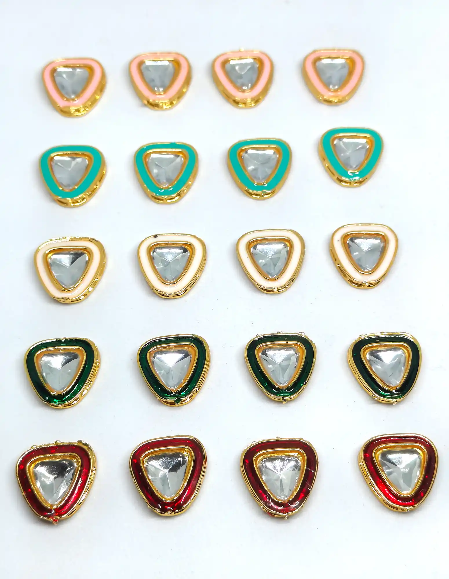 Polki Kundan with Front Meenakari Work - for jewellery making