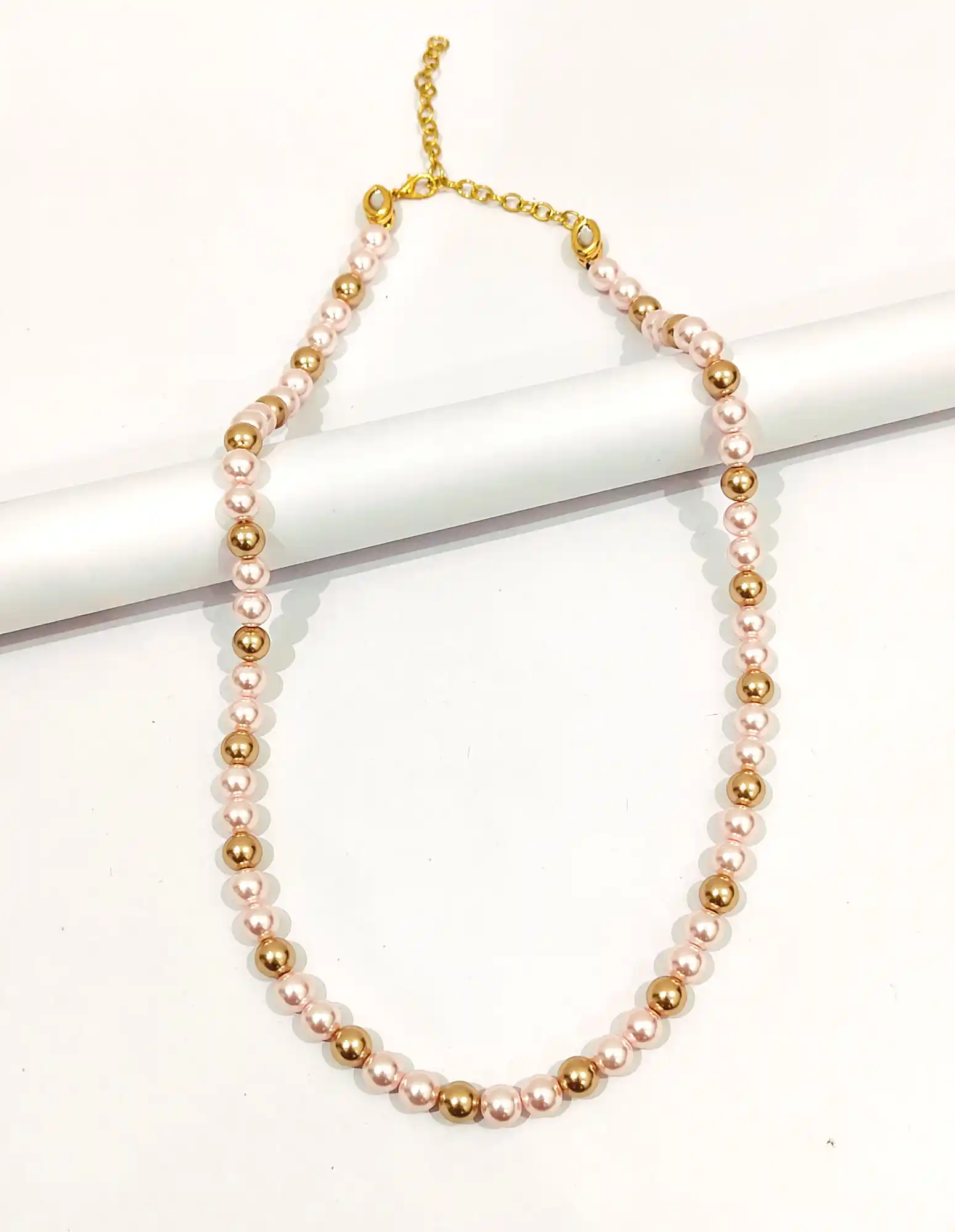Dark Gold and Light Pink Pearl Set