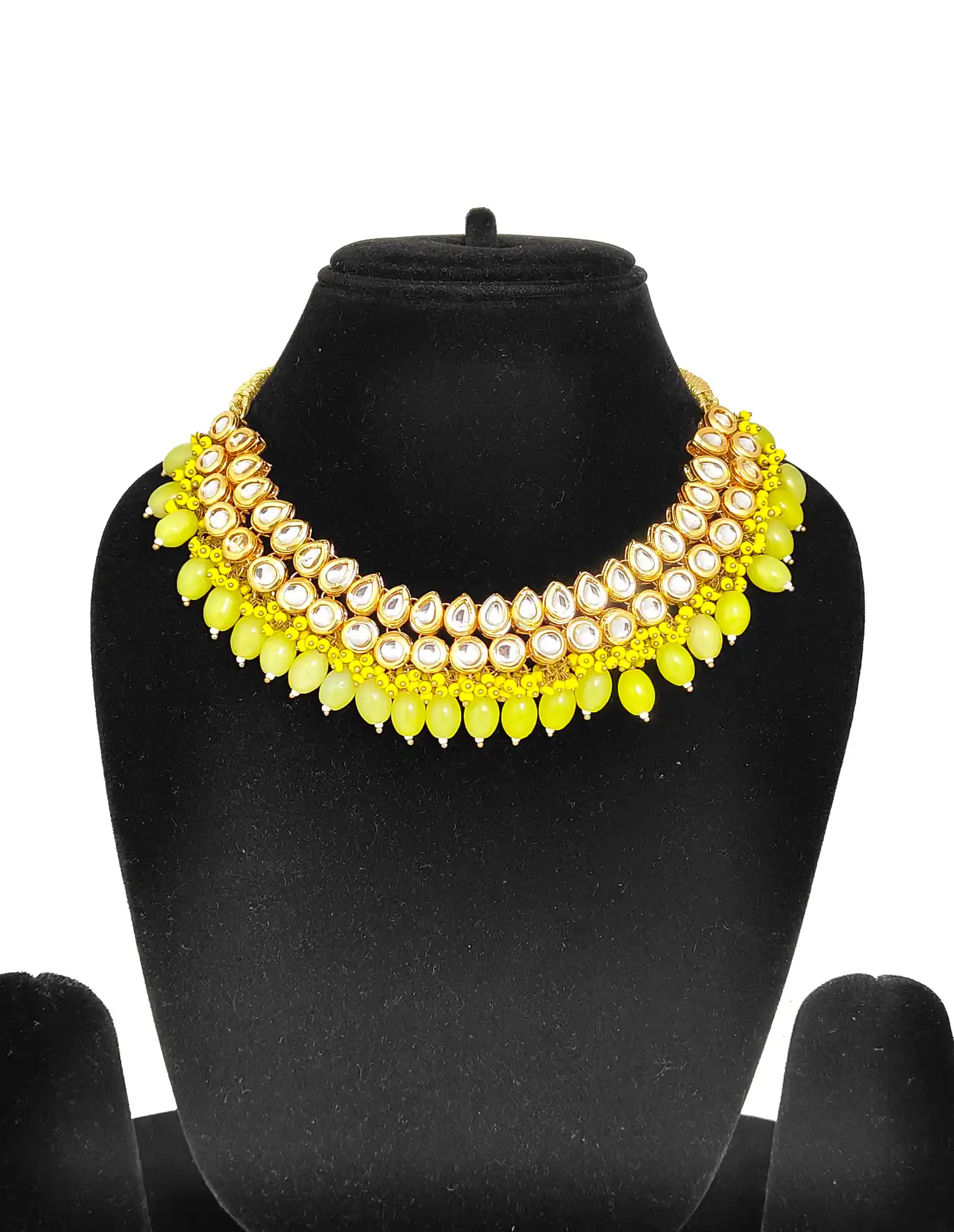 Front View of Gold-Plated Yellow Jewellery - for jewellery making