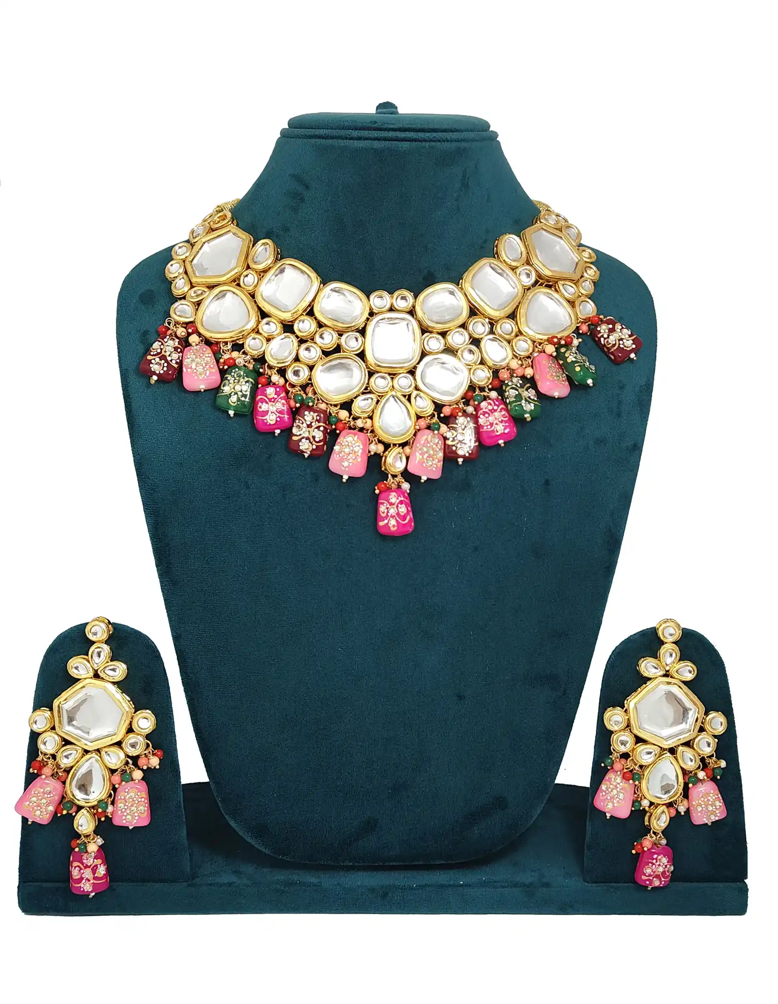Multicolor Kundan Set for Girls - for jewellery making