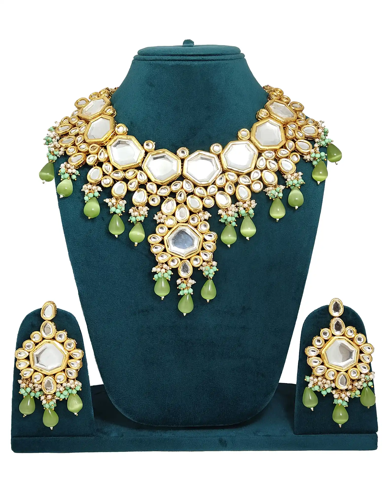 Elegant Kundan Necklace Set for Women - for jewellery making