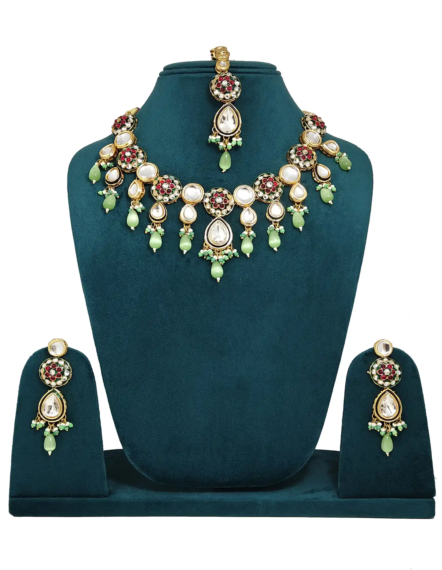 kundan polki necklace set - for jewellery making