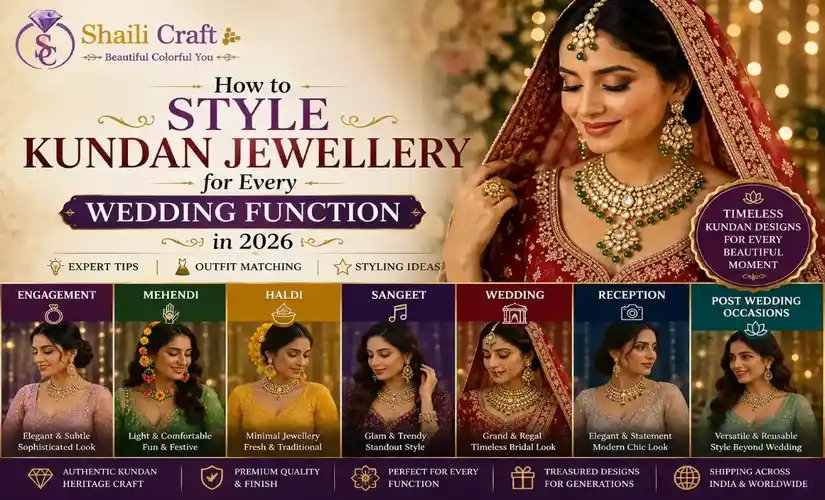 How to Style Kundan Jewellery for Every Wedding Function in 2026
